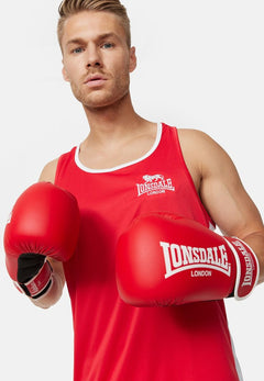 Lonsdale Box-Trägershirt, rot