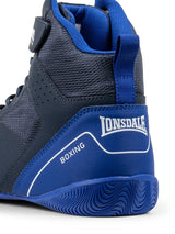 Lonsdale box topánky Rufford, čierno modré