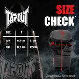 Tapout MMA sparringové rukavice Rancho, čierne