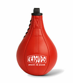 Katsudo πυγμαχίας αχλάδι Thai 37x18x58, κόκκινο