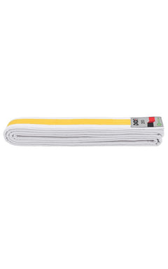 Dax Obi-Gürtel, gelb-weiß