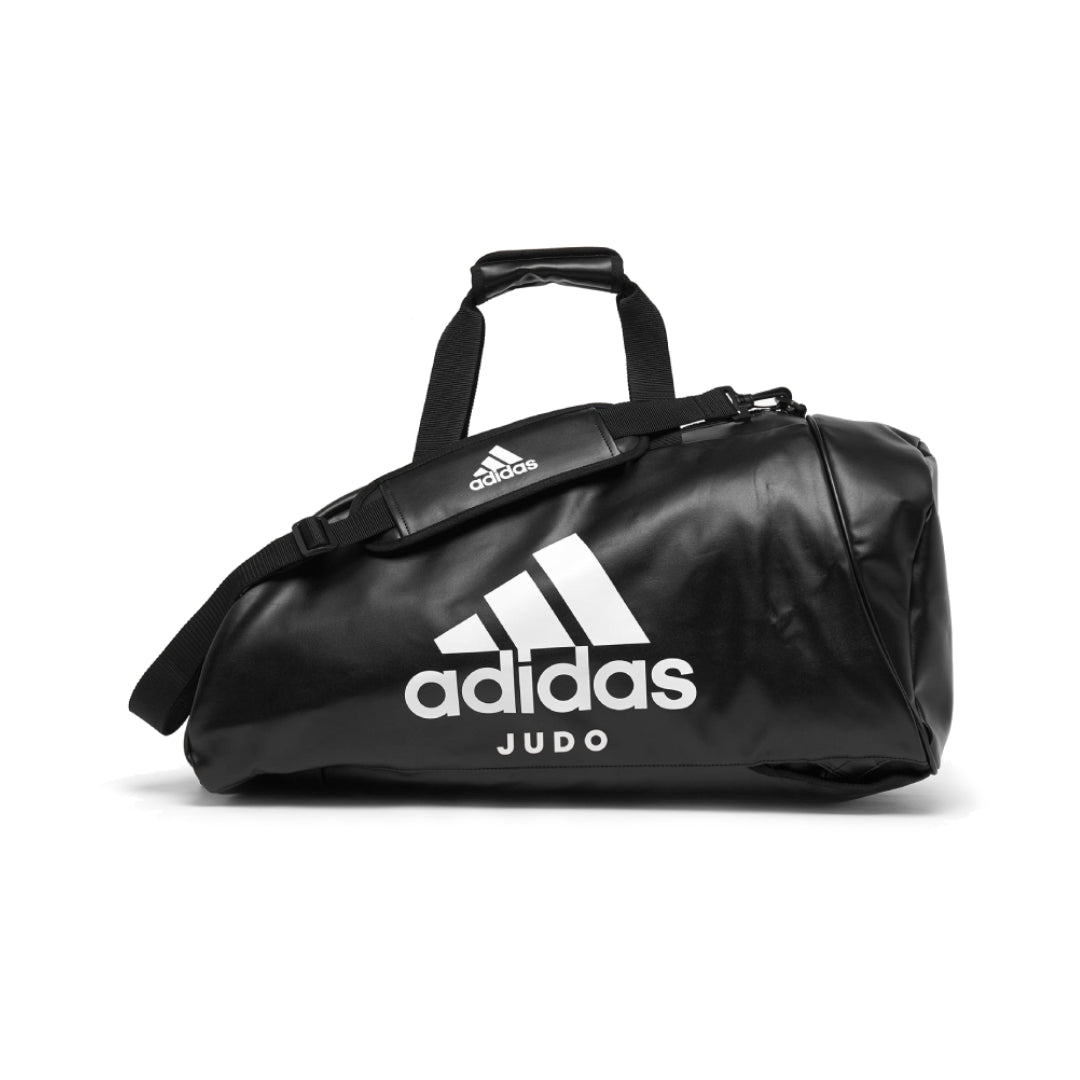 Adidas koženková judo taška M, čierna