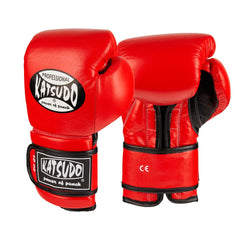 Katsudo Boxhandschuhe Profesional, rot
