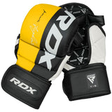RDX MMA sparringové rukavice T6, žlto-čierne