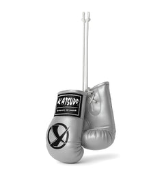 Katsudo Miniatur-Boxhandschuhe Miniglo, silber