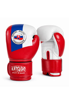 Katsudo SBF Wettkampf-Boxhandschuhe, rot
