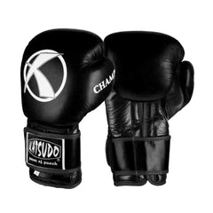 Katsudo Boxhandschuhe Champion IV, schwarz