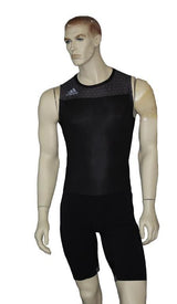 Adidas pánsky vzpieračský dres Leistung, čierny
