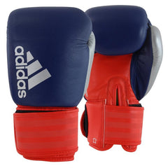Adidas Boxhandschuhe Hybrid 200, blau-rot