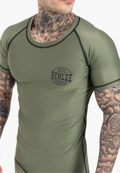 Ben Lee Herren-Funktionsshirt kurzarm Limehills, olivgrün