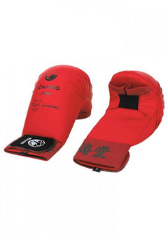 Tokaido Karate-Handschuhe WKF Kanji, rot