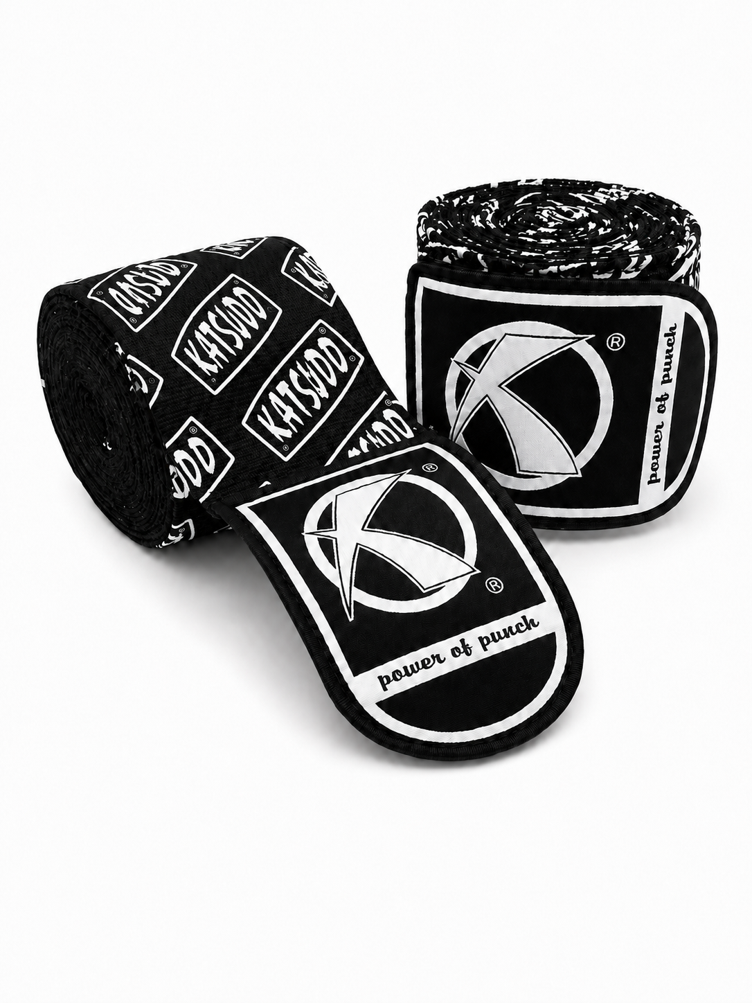 Katsudo elastische Boxbandage Path PRO 2 Stück, Tarngrau