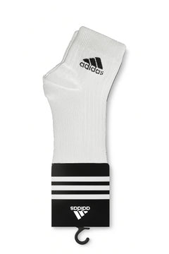Adidas höhere Knöchel-Sportsocken, weiß