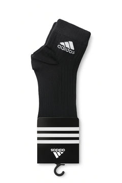 Adidas höhere Knöchel-Sportsocken, schwarz