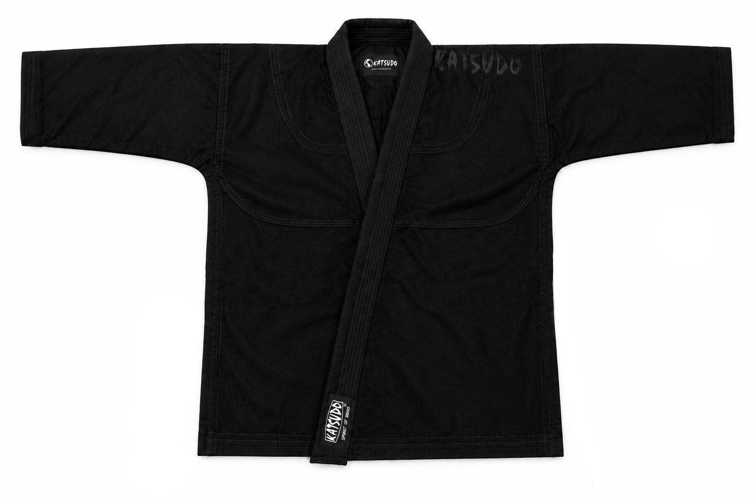 Katsudo Yori Damen Jiu Jitsu Kimono 550 g, schwarz