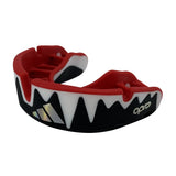 Adidas Senior mouthguard Opro Platinum, red-black-white
