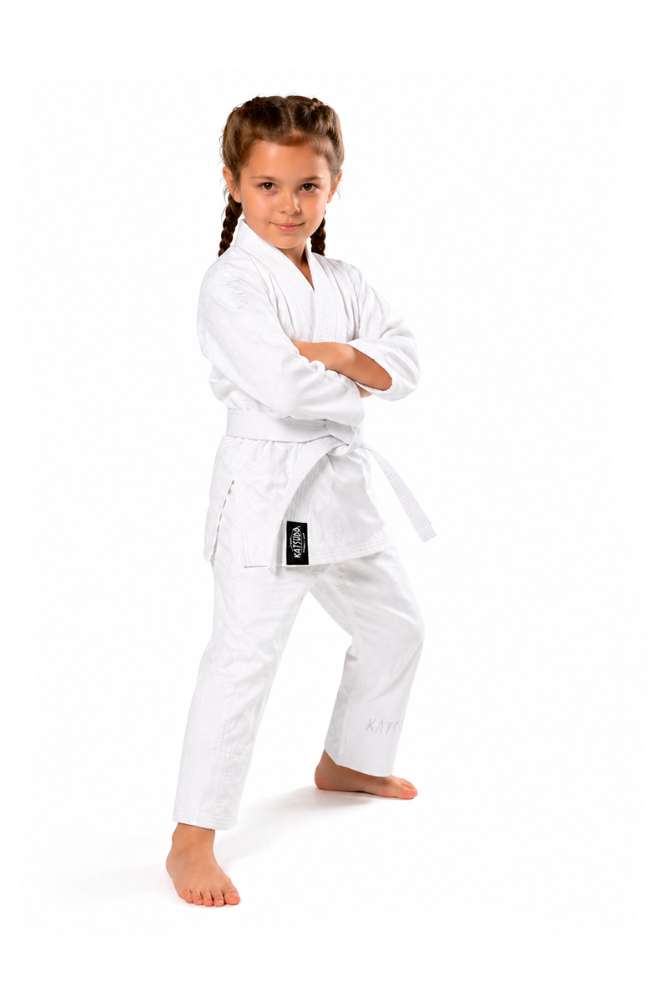 Katsudo Kio Kinder Jiu Jitsu Kimono, weiß