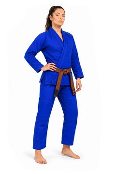 Katsudo Yori γυναικείο Jiu Jitsu κιμονό 450g, μπλε