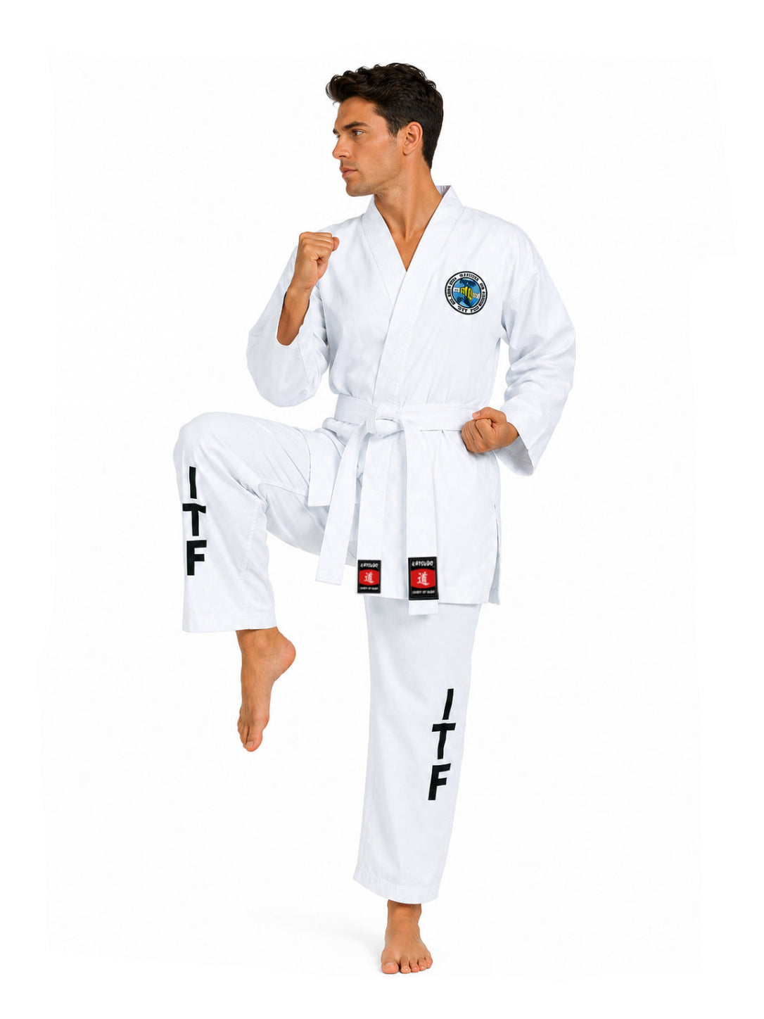 Katsudo taekwondo uniform Itf ba 220g, white