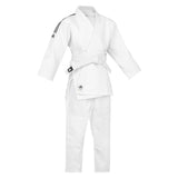 Adidas JU Kimono with Black Stripes Club 350g, White