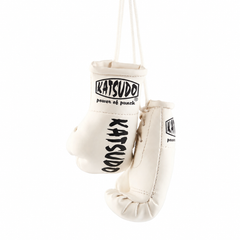Katsudo Miniatur-Boxhandschuhe Miniglo, weiß