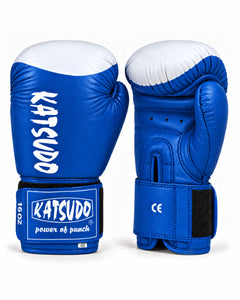 Katsudo boksarske rokavice s tarčo Champ III, modre