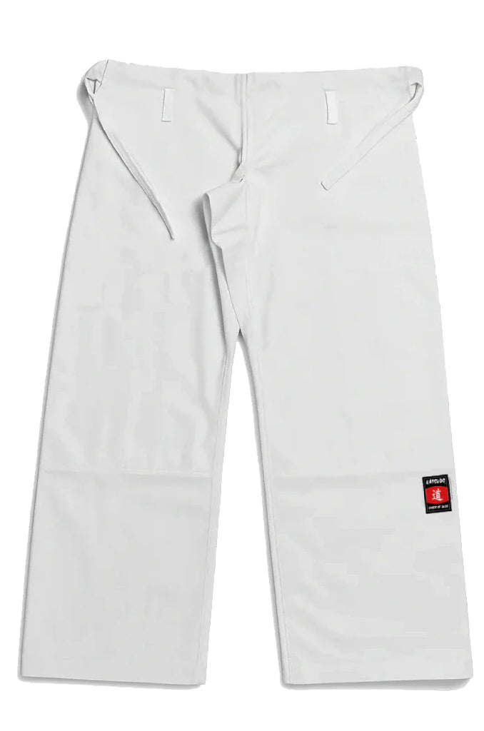 Katsudo judo hlače Jinoku, bele