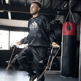 Adidas sauna komplet Sweatsuit, čierny