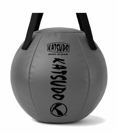 Katsudo Boxkugel Leodor mit Gurt, grau