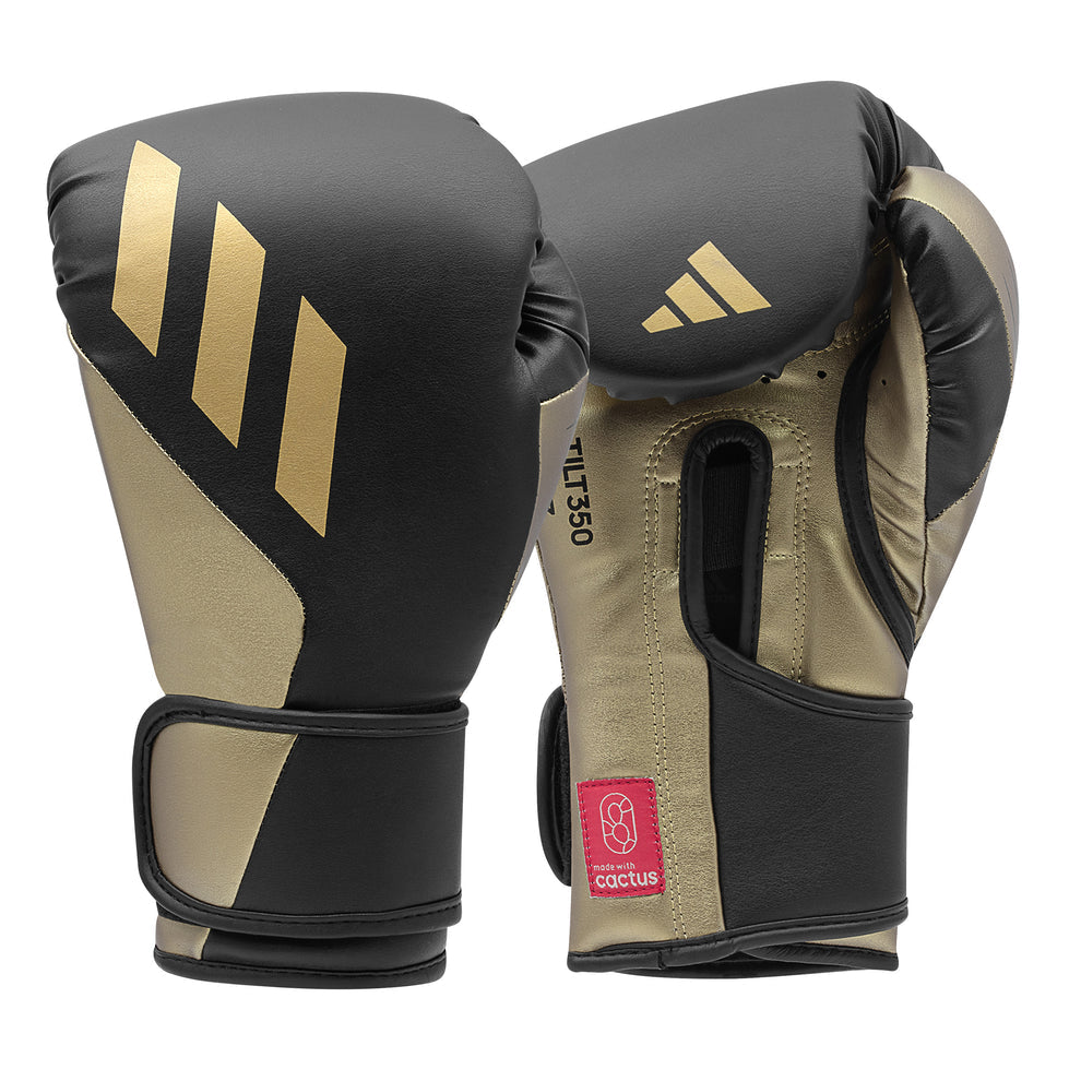 Adidas SPEED TILT 350V Pro boksarske rokavice, črno-zlate