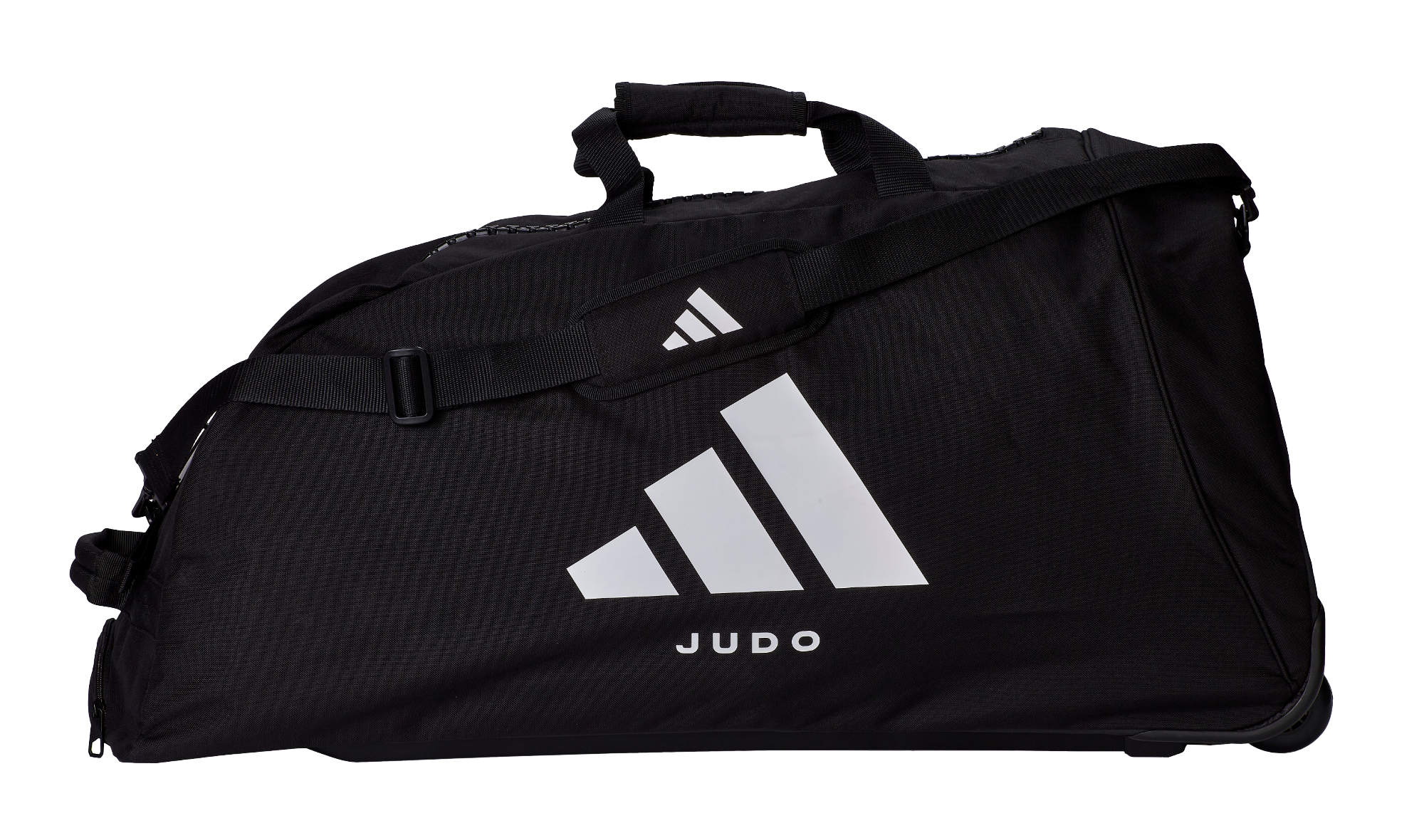 Borsa da judo Adidas con ruote, nera