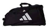 Borsa da judo Adidas con ruote, nera