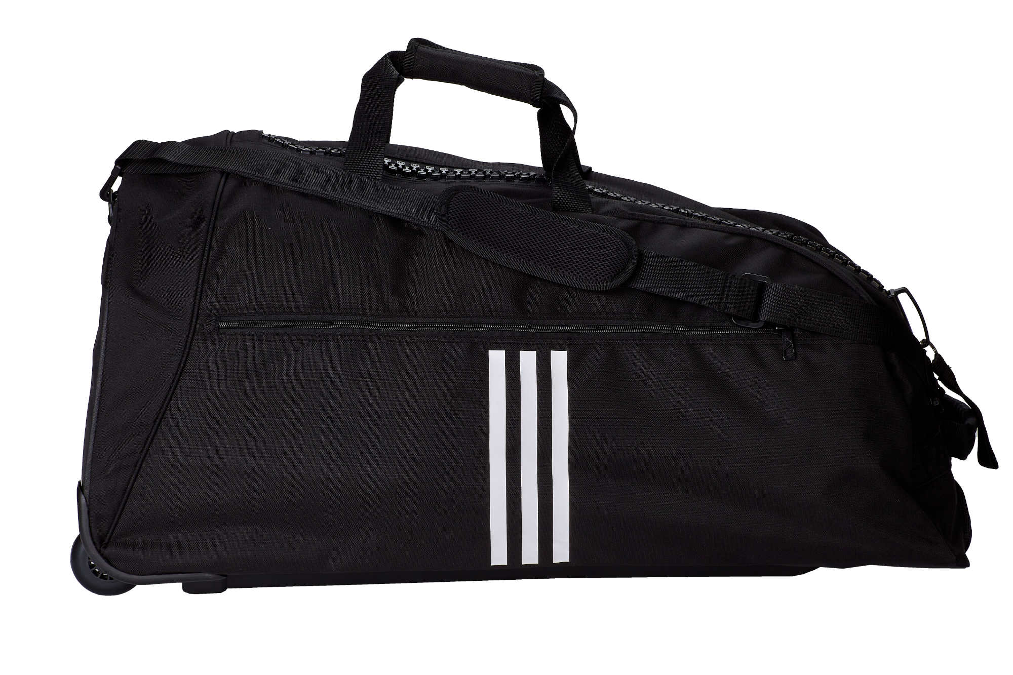 Borsa da judo Adidas con ruote, nera