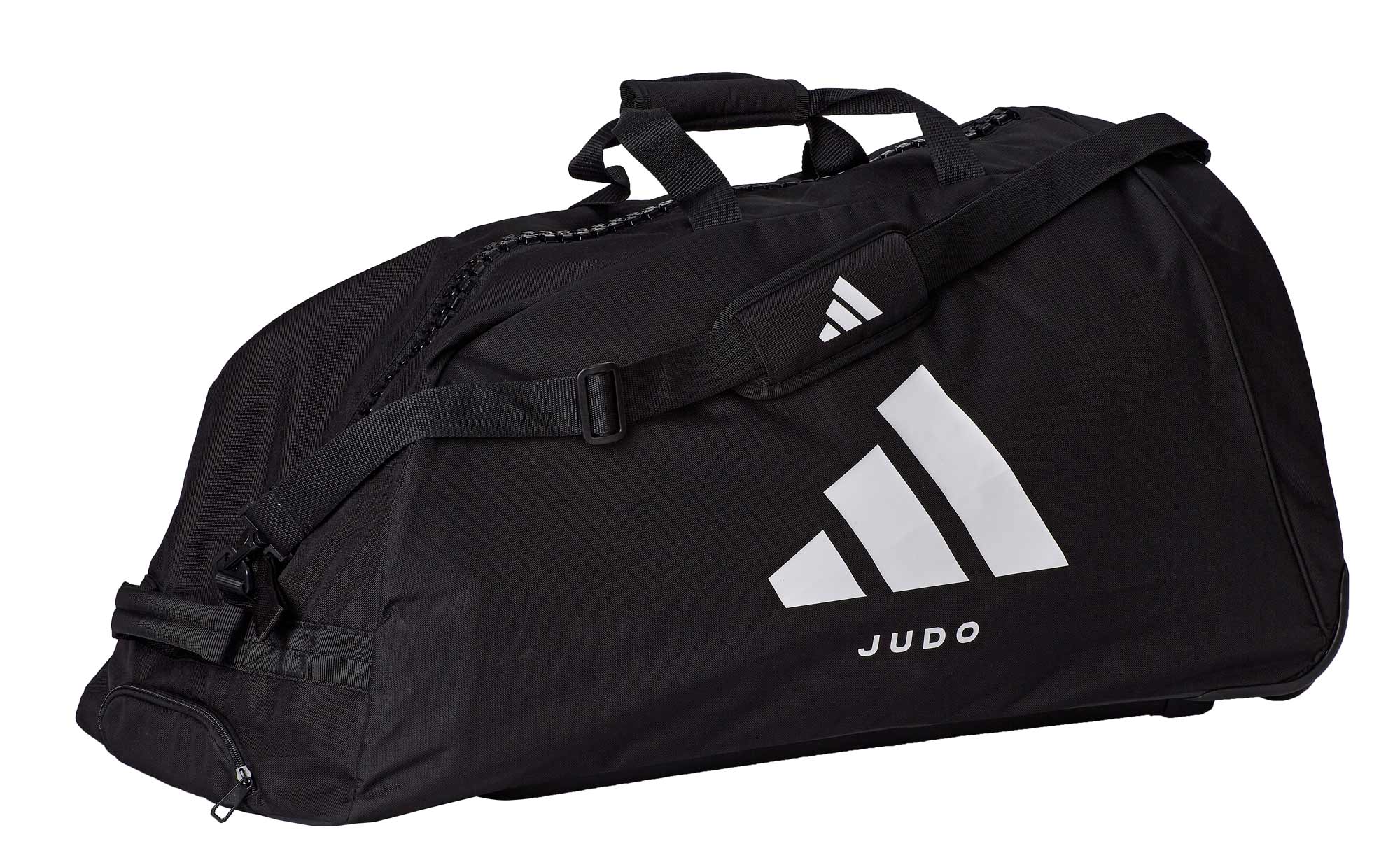 Borsa da judo Adidas con ruote, nera