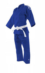 Adidas Kinder JU Kimono Evolution 250g, blau