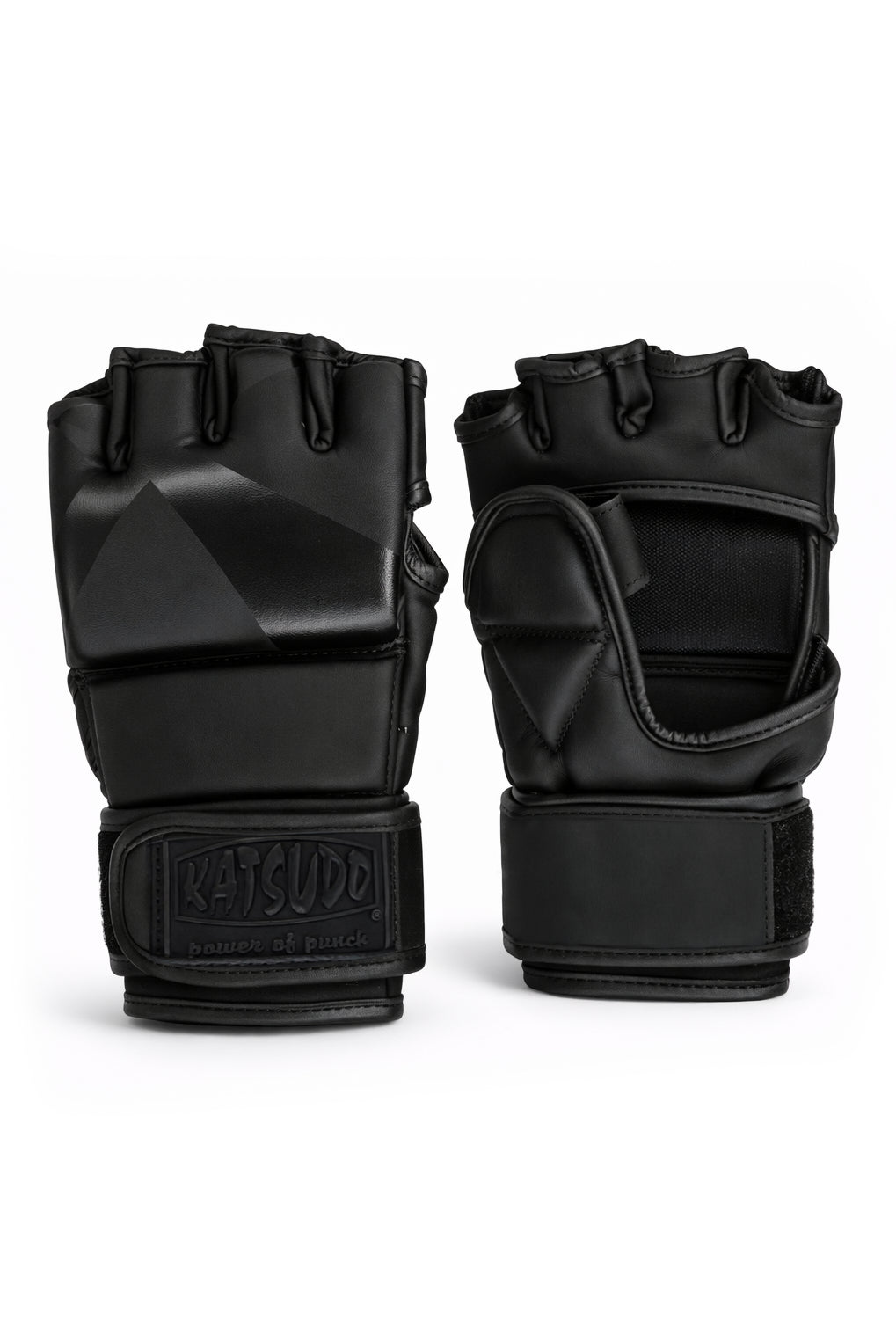 Katsudo MMA Fightcore zápasové rukavice, čierno-čierne