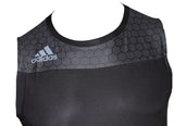 Adidas pánsky vzpieračský dres Leistung, čierny