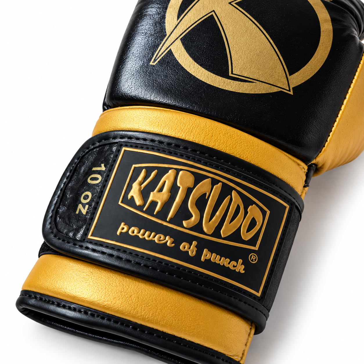 Katsudo boksarske rokavice Fight, črno zlate