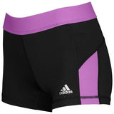 Adidas dámske kompresné trenky TF, čierno-fialové
