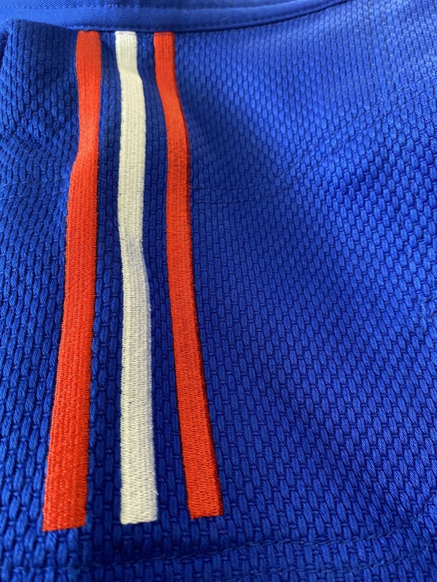 Adidas JU kimono Champion III SVK Slim fit 750g, modré