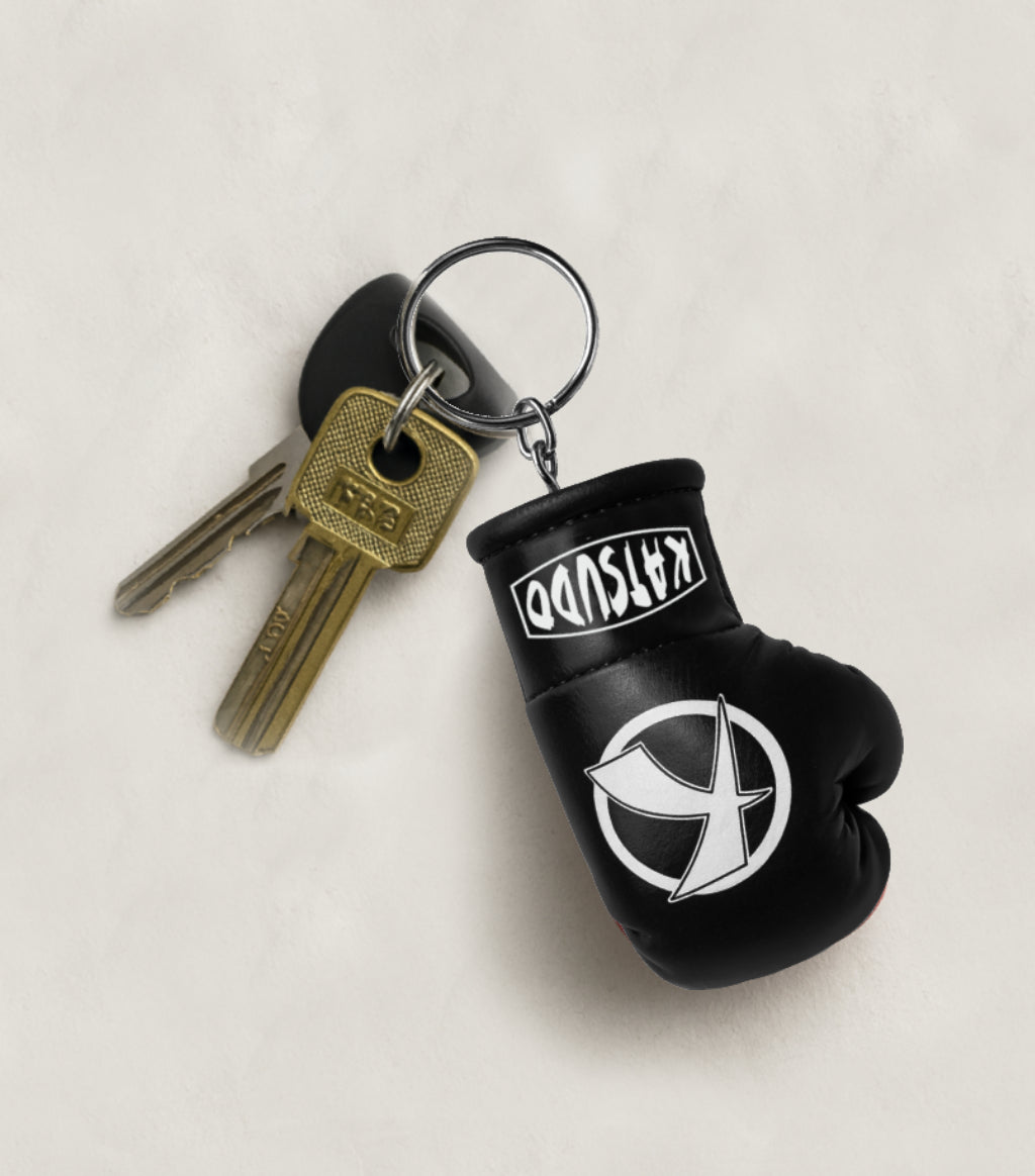 Katsudo prívesok na kľúče mini rukavica Keyglo, čierna