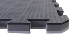 Zebra Tatami Puzzle, schwarz-grau