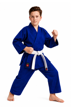 Katsudo Kinder-Judo-Kimono Rei 350 g, blau