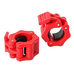 Katsudo PVC-Verschluss für Olympia-Hantelstange Snapra, rot