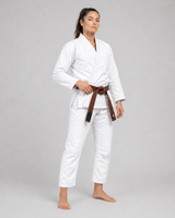 Katsudo Yori Damen Jiu Jitsu Kimono 550 g, weiß