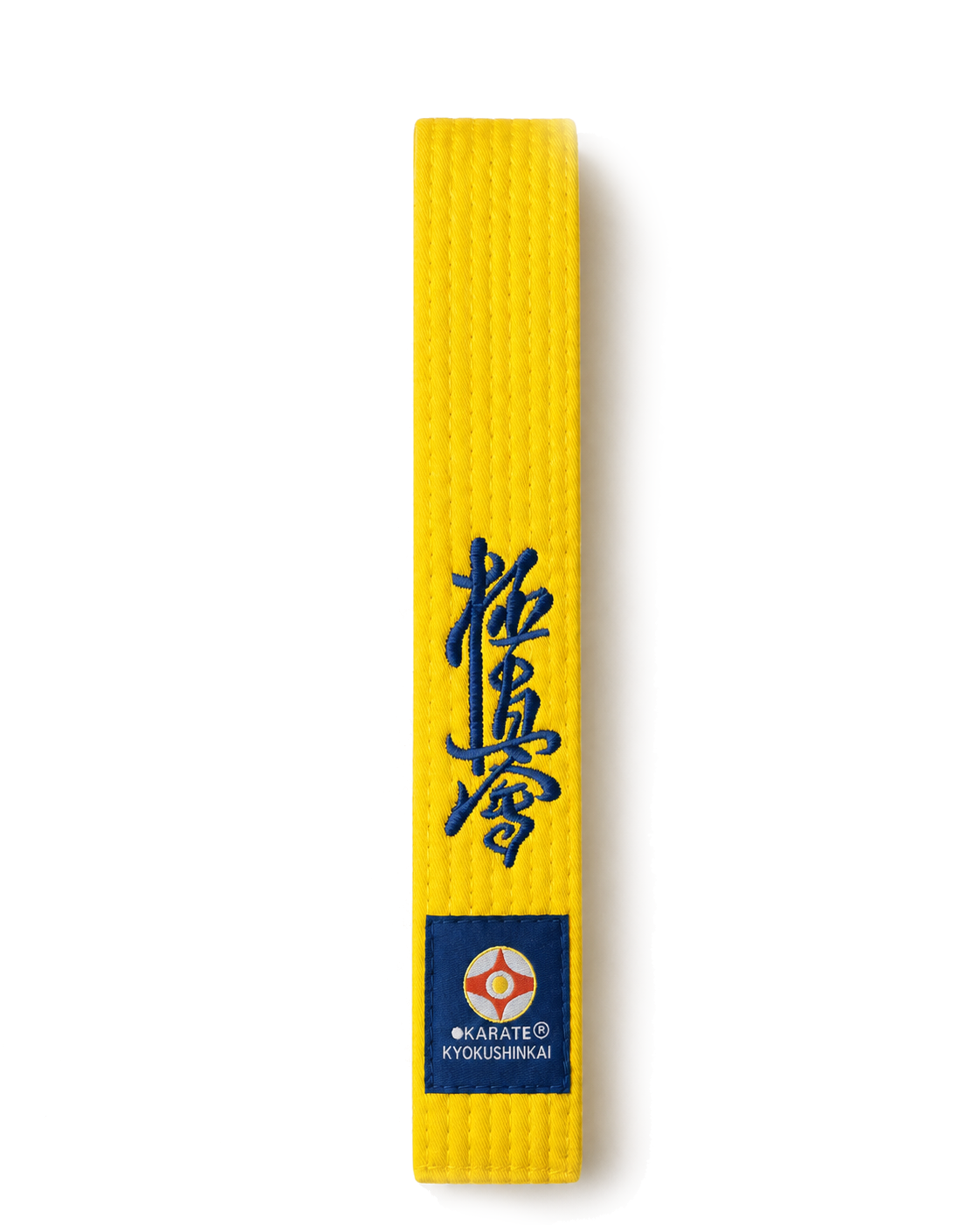 Katsudo Kyokushin karate belt, yellow